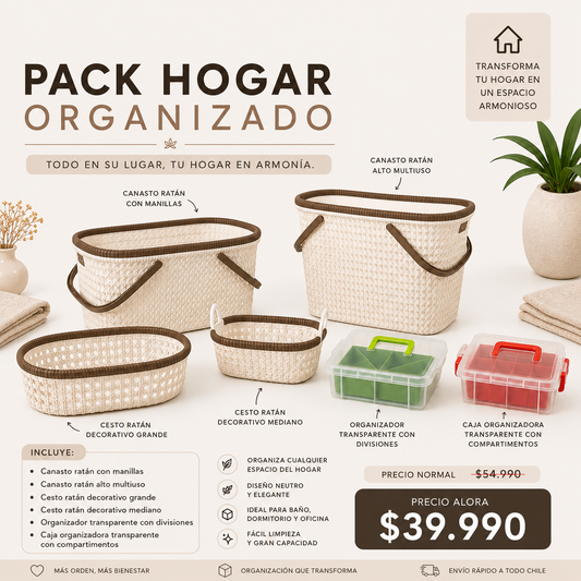Pack Hogar Organizado